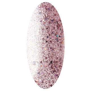 Bridal Glitters is een gellak dat bestaat uit subtiele zacht roze glitters. Het heeft een zacht roze kleur als basis, met daar doorheen zilveren en zacht roze glitters in verschillende vormen.