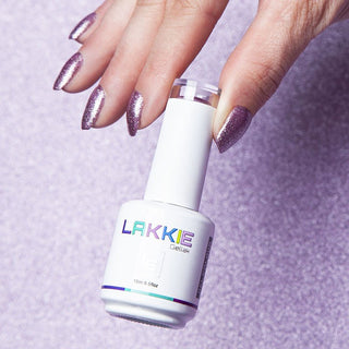 Glamour nails. Met deze roze kleur glitter gellak steel jij zeker de show.