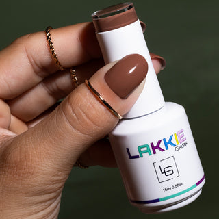 Ash Brown_Bruine gellak nagels_LAKKIE Gellak