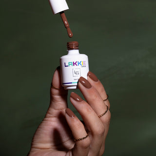 Ash Brown_Bruine gellak nagels_LAKKIE Gellak