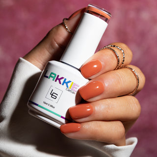 Burnt Orange_oranje gellak nagels lakkie gellak