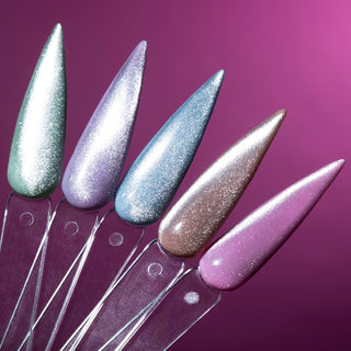 Cat. eye diamond light met verschillende gellak kleuren