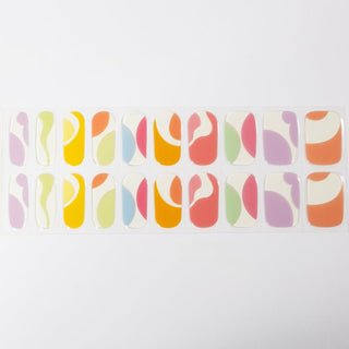 Color Mix_gel nagel stickers_kleurrijke nagel swirls design