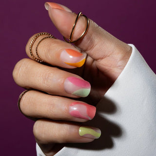 Color Mix_gel nagel stickers_kleurrijke nagel swirls design