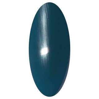 Donker blauwe gellak nagels met  LAKKIE Cosy Petrol Blue