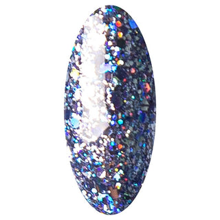 LAKKIE Festival Fairy is een blauwe glitter gellak. Deze gellak bestaat uit verschillende soorten blauwe glitters.  Deze kleur heeft minimaal 3 laagjes nodig om de glitters overal egaal verspreid te krijgen. Dat komt omdat de basis doorzichtige gellak is, met daar doorheen glitters.