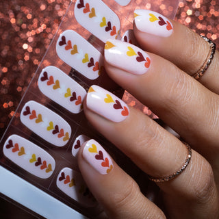 Leaf Your Hearts_gel nagel stickers met hartjes design_LAKKIE Gellak