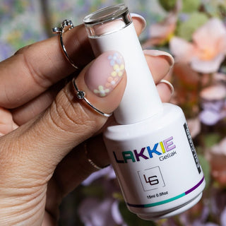 Pastel nailart bloemen design