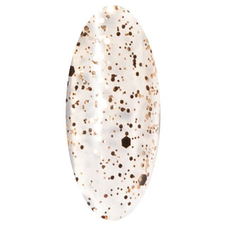 De topcoat Golden Touch is de finishing touch voor je gellak manicure. Geef je nagels wat extra glitter en met deze topcoat hoef je geen plak laag meer te verwijderen van jouw nagels en kun jij genieten van prachtig glanzende nagels.   De topcoat Golden Touch, is een doorzichtige lak met gouden glitters.