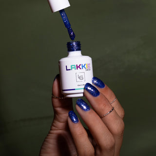 Royal Glitters_Blauwe glitter gellak nagels_LAKKIE Gellak