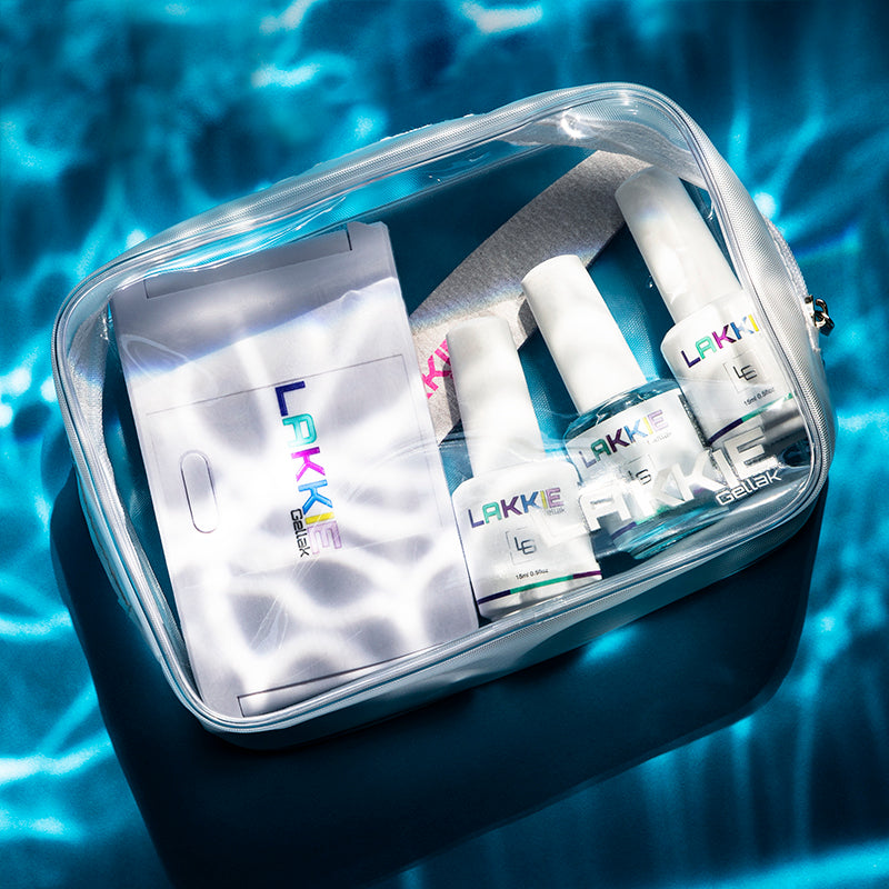 Ga op reis met prachtige nagels! Maak kennis met onze gloednieuwe Travel Set - de must-have voor alle jetsetters! Deze set bevat alles wat je nodig hebt voor perfect verzorgde nagels, waar je ook naartoe gaat.