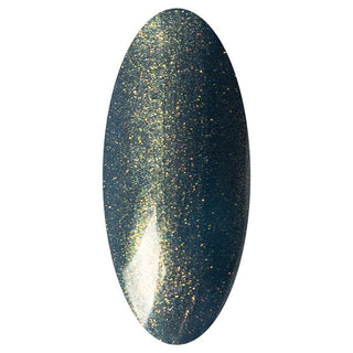 LAKKIE Seductive Chic is een prachtige kleur gellak voor in het najaar. Het is een groene kleur gellak met een gouden shimmer.