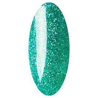 LAKKIE Mermaid Tail is een groen glitter gel nagellak. Deze gellak bestaat uit hele fijne groene glittertjes.
