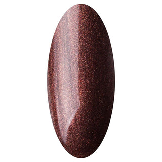 LAKKIE Shimmering Chocolate is een mooie donkerbruine gel nagellak met hele fijne glitters.