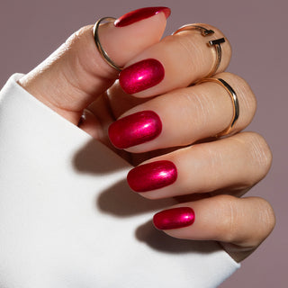 Attractive Red_Rode gellak met glitters_LAKKIE Gellak 