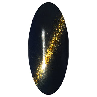 Autumn Glow_donker groene cat eye gellak met gouden glitters