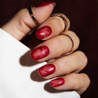BIAB Blooming gel nailart nagels rood_LAKKIE Gellak
