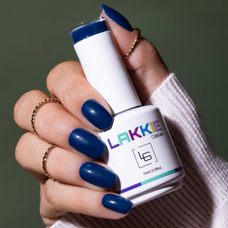 Blue Hour_Donker blauwe gellak nagels_LAKKIE Gellak