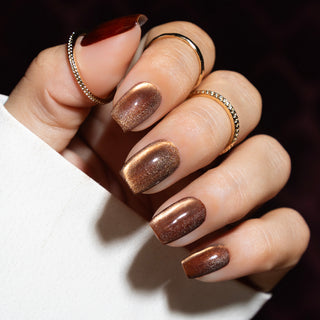 Cat Eye Cherished Radiance_Bruine cat eye gellak_LAKKIE Gellak