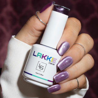 Cat Eye Majestic Illusion_Paarse cat eye gellak nagels_LAKKIE Gellak