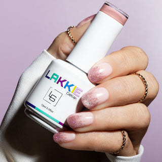 Cat eye beach babe_pink ombre nails