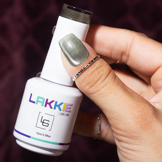 Cat eye Inner Magnetism_Groene cat eye gellak nagels_LAKKIE Gellak