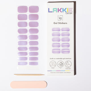 Electric Violet - Gel Nagel Stickers_Paarse chrome gellak nagels_LAKKIE Gellak