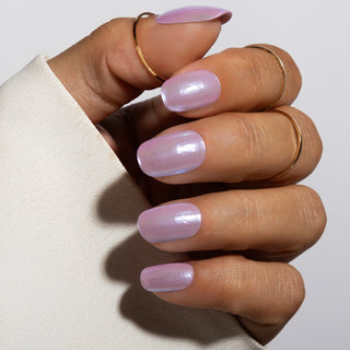 Electric Violet - Gel Nagel Stickers_Paarse chrome gellak nagels_LAKKIE Gellak