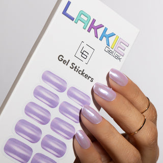 Electric Violet - Gel Nagel Stickers_Paarse chrome gellak nagels_LAKKIE Gellak