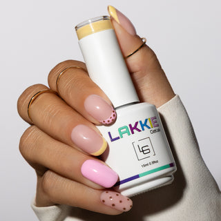 French Polkadot Nailart design_LAKKIE Gellak