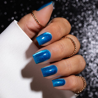 Frozen Illusion_Donker blauwe cat eye gellak nagels_LAKKIE Gellak