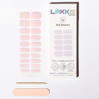 Glazed Dream - Gel Nagel Stickers_Roze chrome gellak nagels_LAKKIE Gellak