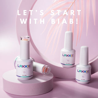 Let's start with BIAB! Biab starterset met basecoat_2 biab kleuren_topcoat_voor langdurige biab nagels