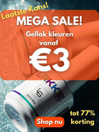 Mega sale_gellak kleuren vanaf 3 euro_LAKKIE Gellak