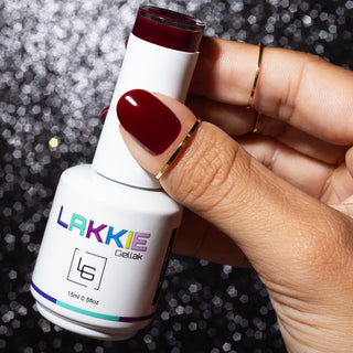 Merlot Red_Donker rode gellak nagels_LAKKIE Gellak