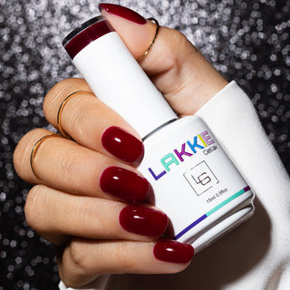 Merlot Red_Donker rode gellak nagels_LAKKIE Gellak