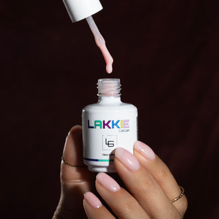 Rubber basecoat_Milky Melon_LAKKIE Gellak