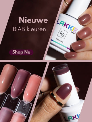 Nieuwe BIAB collectie herfst kleuren_Herfst nagelsLAKKIE Gellak