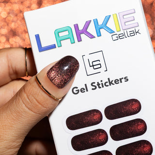 Night Fever_Gellak Stickers_cat eye effect_LAKKIE Gellak