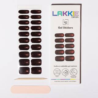 Night Fever_Gellak Stickers_cat eye effect_LAKKIE Gellak