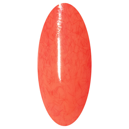 LAKKIE Fluffy Peach is een oranje kleur gellak met rode haartjes er doorheen. Deze combinatie zorgt voor vrolijke furry nails!