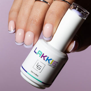 Pastel Lilac_french manicure nailart set