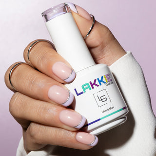 Pastel Lilac_french manicure nailart set