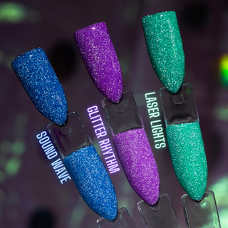 Nieuw! 3 reflective glitter gellak kleuren! Zodra er direct licht op valt gaan je nagels helemaal shinen!