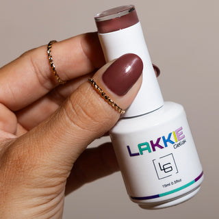 Rusty Autumn_Bruine gellak nagels_LAKKIE Gellak