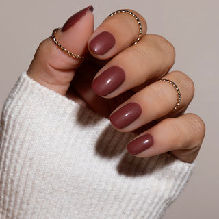 Rusty Autumn_Bruine gellak nagels_LAKKIE Gellak