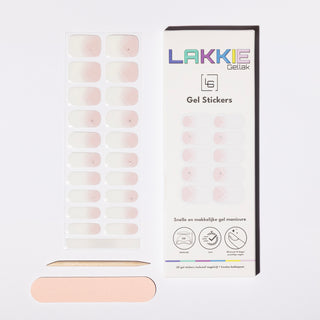 Sculpted French - Gel Nagel Stickers_LAKKIE Gellak_French Manicure