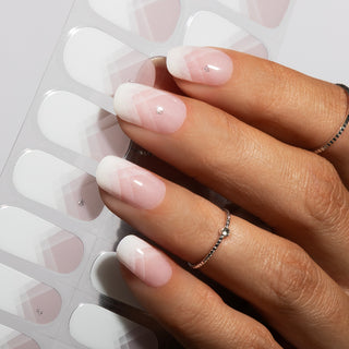 Sculpted French - Gel Nagel Stickers_LAKKIE Gellak_French Manicure