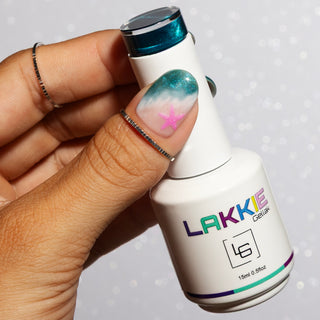 Sea cat eye nails_starfish_LAKKIE Gellak