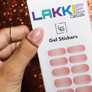 Sugar Coated_Gellak Nagel Stickers_Glitter nagels_LAKKIE Gellak